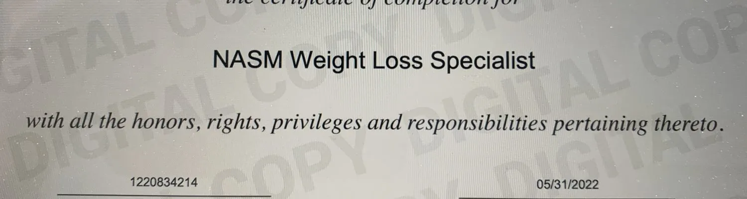 Weight Loss Coaching